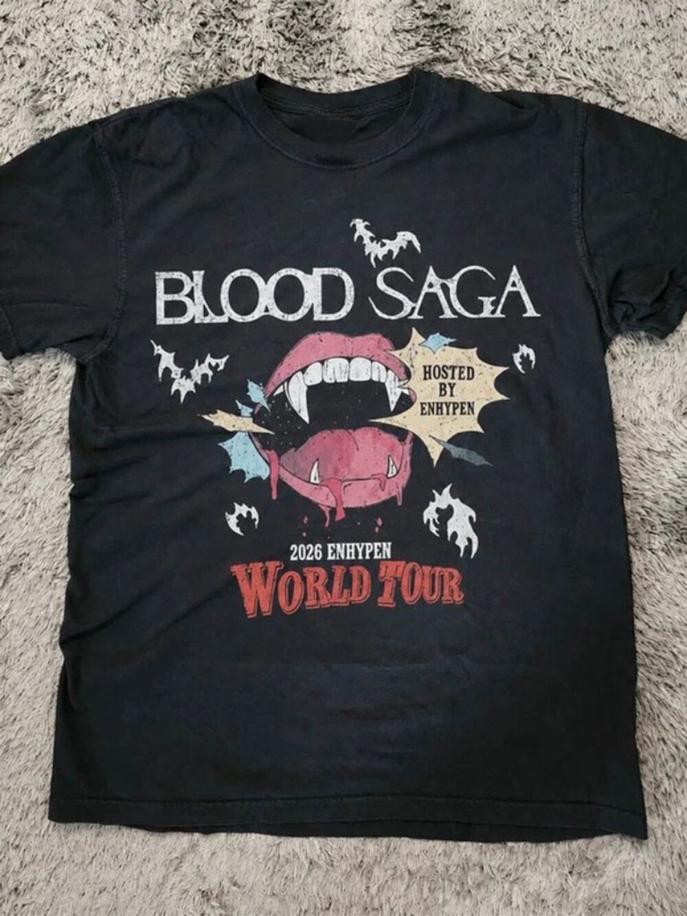 Enhypen Blood Saga World Tour T-shirt
